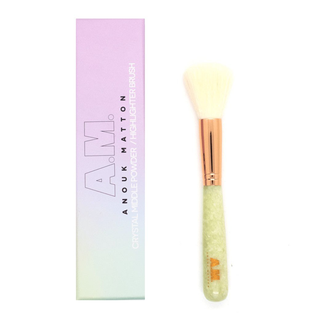 Jade middle powder brush