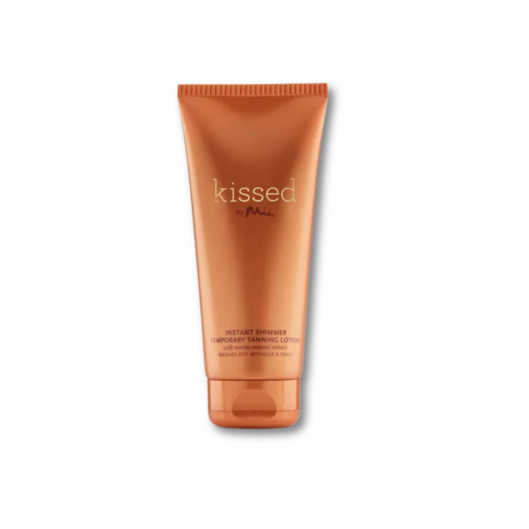 Instant shimmer tanning lotion