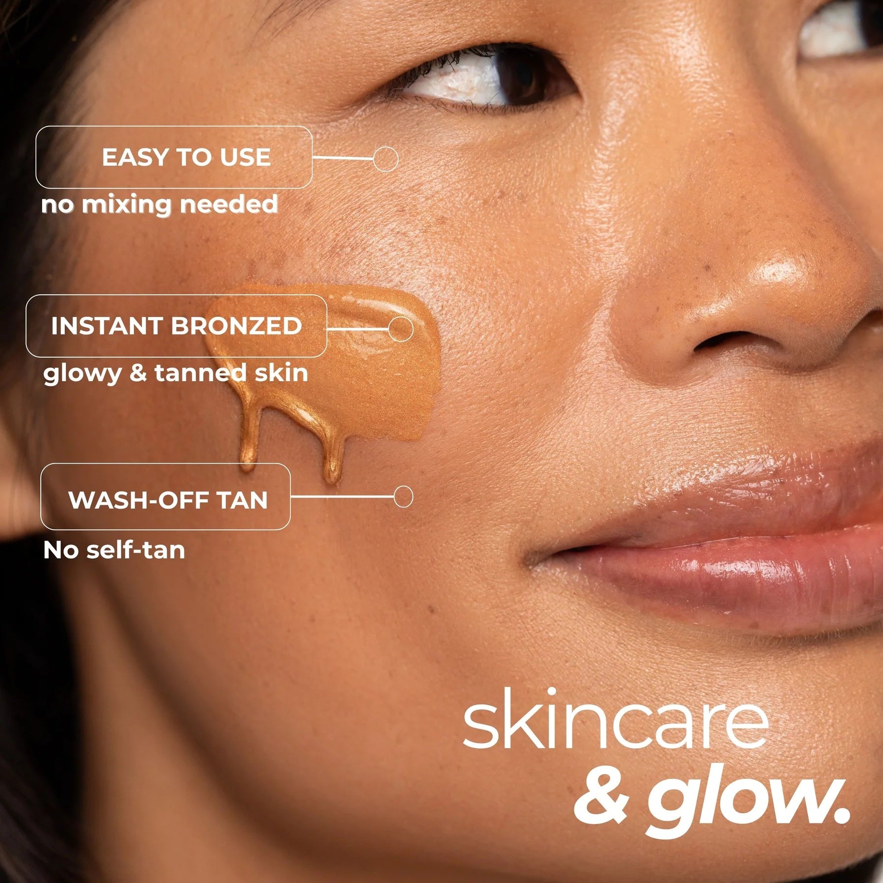 Instant Bronzing Face Serum Dark